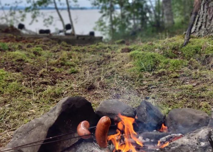 Traditional Finnish Lakeside Off-grid * Joensuu